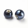 Glazed Porcelain Beads PORC-D001-12mm-23-2