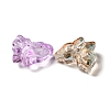 Transparent Glass Bead GLAA-H025-04-3