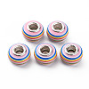 Resin European Stripe Beads RPDL-T003-004K-1