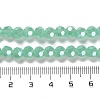 Electroplate Glass Beads Strands EGLA-A035-J6mm-A10-4