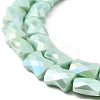 AB Color Plate Glass Beads Strands EGLA-P051-06A-B09-4