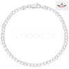1Pc 925 Sterling Silver Curb Chain Bracelets BJEW-BBC0001-06C-1