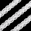 18Yards Polyester Braided Lace Trim OCOR-CY0001-88A-6