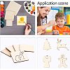 Wooden Cabochons WOOD-PH0008-25-6