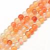 Natural Carnelian Beads Strands G-Q462-4mm-45-1