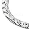 Non-Tarnish 304 Stainless Steel Herringbone Chain Necklaces NJEW-P282-03P-3