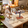 T-Shaped Bar Wood Covered with Microfiber Bracelet Display Stands BDIS-WH0014-01-6
