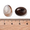 Dyed & Heated Natural Banded Agate Cabochons G-G145-01B-24-3