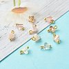 Electroplate Glass Charms PALLOY-JF00821-07-2