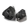 Natural Black Tourmaline Pendants G-F739-01P-6