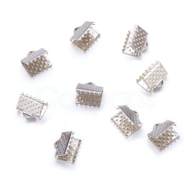 Iron Ribbon Crimp Ends X-E004Y-NF-1