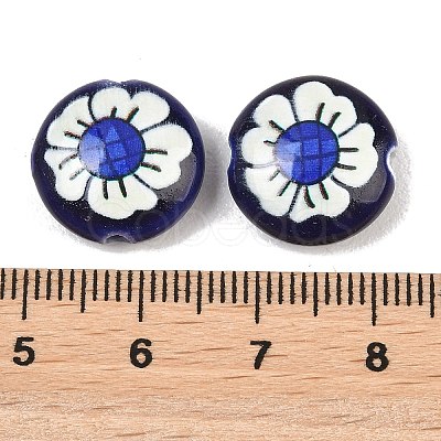 Printed Handmade Porcelain Beads PR-CBA938E-02B-1