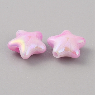 UV Platings Acrylic Beads LS-OACR-TAC0003-06E-1
