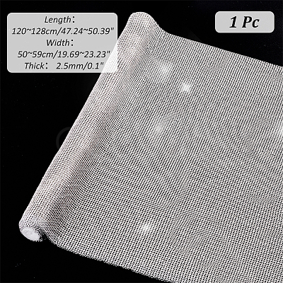Aluminum Rhinestone Mesh Wrap Roll FIND-WH0421-14-1