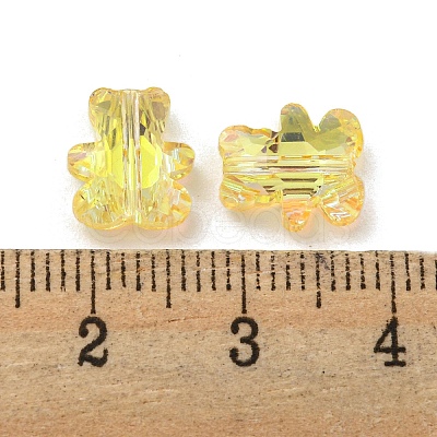 100Pcs Electroplate Glass Beads EGLA-P058-HR01-1