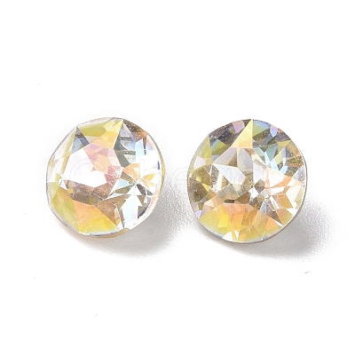 Light AB Style Glass Rhinestone Cabochons RGLA-J014-C-001LA-1