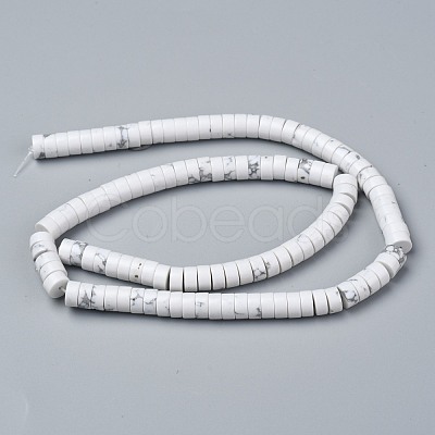 Synthetic Howlite Beads Strands G-Z006-C34-1