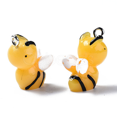 Opaque Resin Pendants RESI-S356-066-1