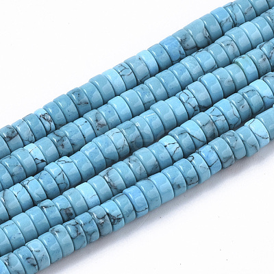 Synthetic Turquoise Beads Strands TURQ-N215-01G-1