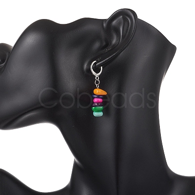 Brass Hoop Earrings EJEW-JE06970-01-1