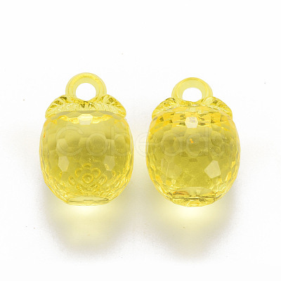 Autumn Theme Transparent Acrylic Pendants TACR-T024-04B-916-1