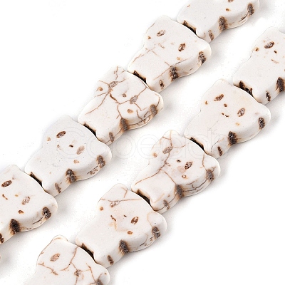 Synthetic Turquoise Beads Strands UNKW-T001-09-1
