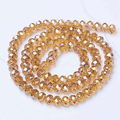 Electroplate Glass Beads Strands LS-EGLA-A034-T8mm-B05-1
