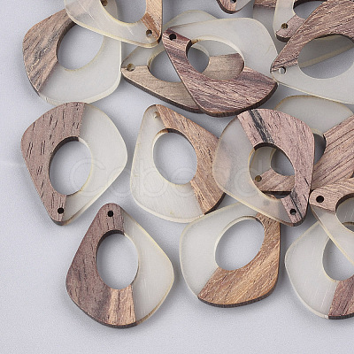 Resin & Wood Pendants X-RESI-S358-06A-1