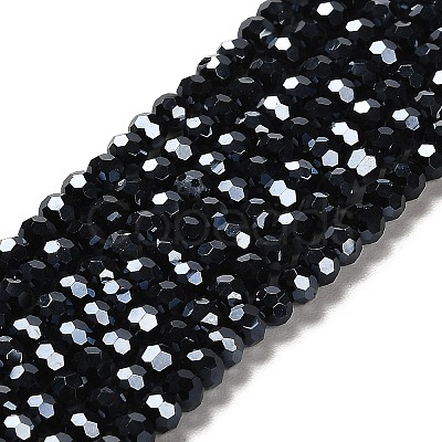 Electroplate Glass Bead Strands LS-EGLA-R015-4mm-15-1