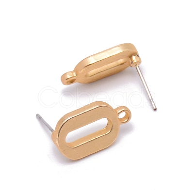 Alloy Stud Earring Findings FIND-WH0100-02-1