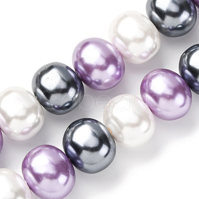 Shell Pearl Beads Strands BSHE-L035-E01-1