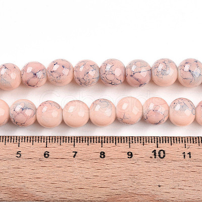 Baking Paint Glass Beads X1-DGLA-N003-10mm-C02-1