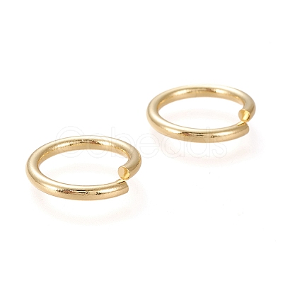 Brass Open Jump Rings KK-L006-017A-G-1