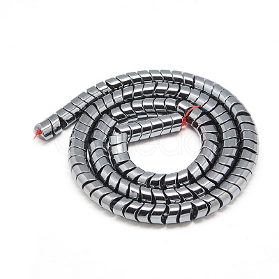 Non-magnetic Synthetic Hematite Beads Strands G-T059-4mm-03-1