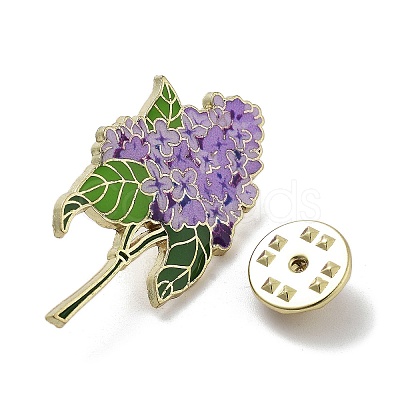 Flower Series Zinc Alloy Enamel Pin JEWB-D069-03D-1