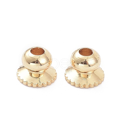 Apetalous Brass Bead Caps KK-K086-20LG-1