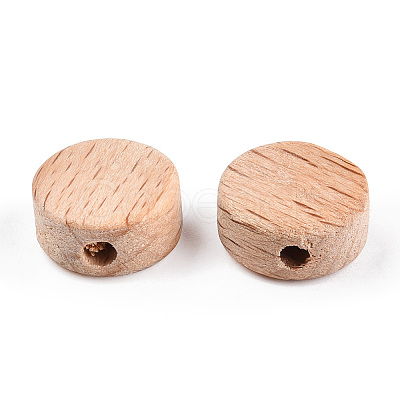 Beech Wood Beads LS-WOOD-N015-03-1