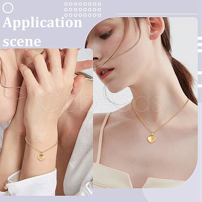 2Pcs 2 Colors Heart Stainless Steel Urn Ashes Pendants STAS-CN0001-73-1