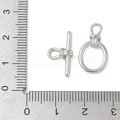 Brass Toggle Clasps KK-CBAFC6C-07H-P-1