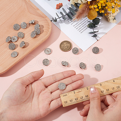 20Pcs Alloy Shank Buttons FIND-CY0001-62-1