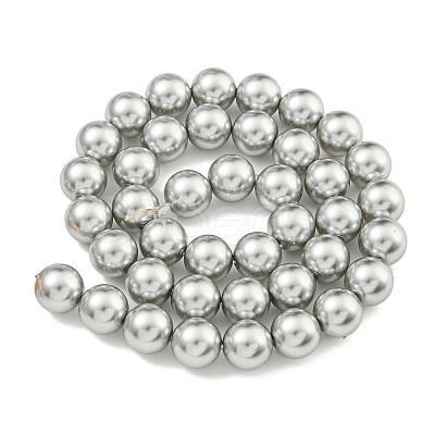 Glass Pearl Beads Strands HY-G002-01E-04-1