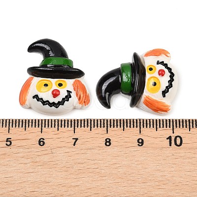 Helloween Resin Decoden Cabochons RESI-XCP0002-70D-1