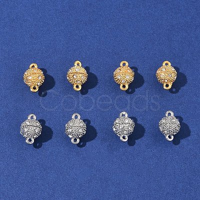 8 Sets 2 Colors Alloy Magnetic Clasps FIND-FS0003-55-1