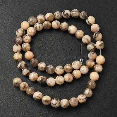 Natural Feldspar Beads Strands G-S259-26-6mm-1