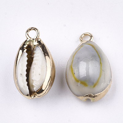 Cowrie Shell Pendants SSHEL-T005-13-1