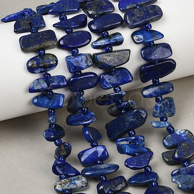 Natural Lapis Lazuli Beads Strands G-L657-E01-01-1