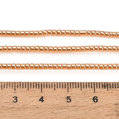 Electroplate Glass Beads Strands GL-CBAA615-01D-1