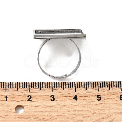 304 Stainless Steel Adjustable Ring Settings STAS-D374-02P-02-1