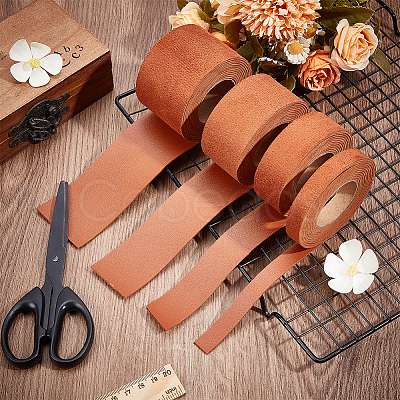 2M PVC Imitation Leather Ribbons SRIB-WH0011-126B-04-1