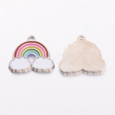 Alloy Enamel Pendants ENAM-H019-1